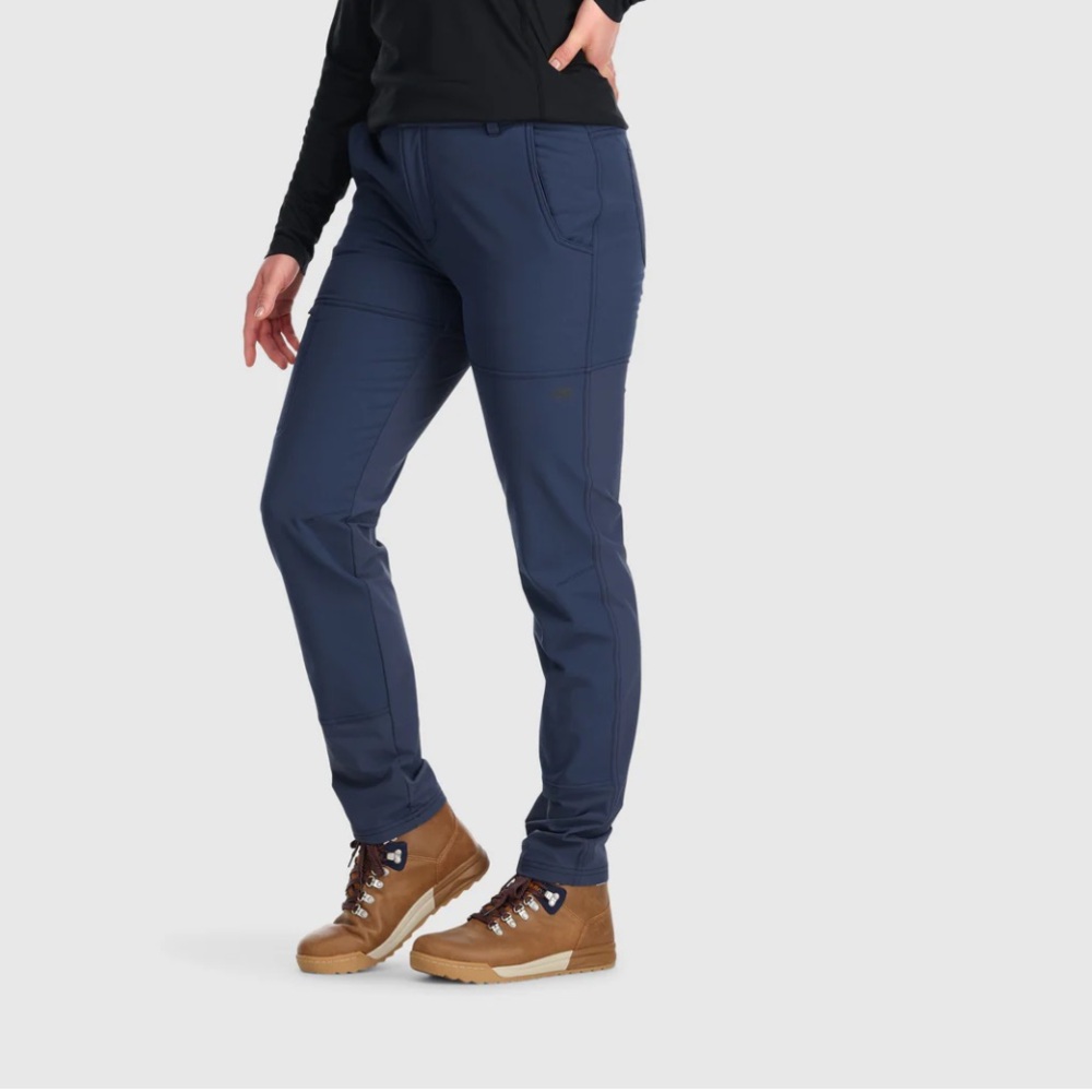 Outdoor Research Women's Methow Pants Size 4 Pant Small S Blue Fleece Lined - Picture 2 of 16
